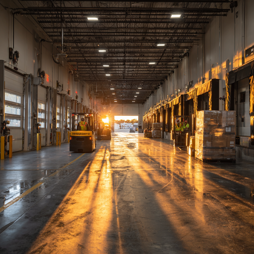 Cross-docking facility
